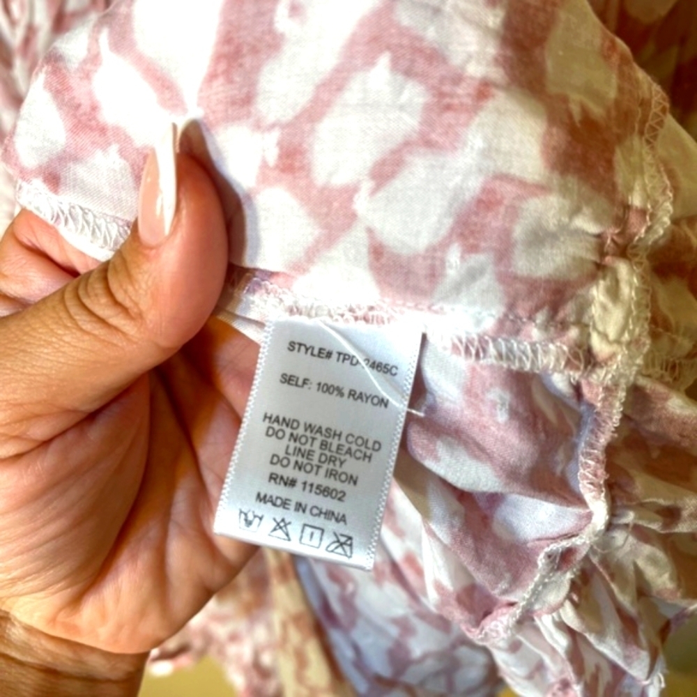 Skylar + Madison Pink and White Mini Dress - Picture 8 of 11